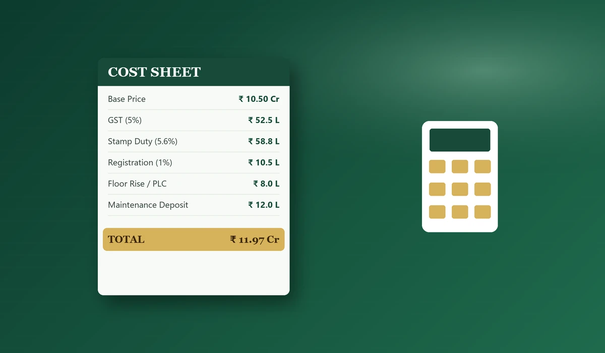 Cost Sheet